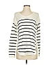 Quinn Stripes Ivory Pullover Sweater Size S - photo 1