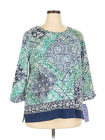 Alfred Dunner 3/4 Sleeve Blouse (view 1)
