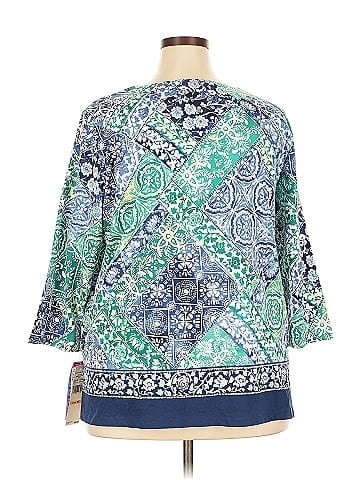 Alfred Dunner 3/4 Sleeve Blouse (view 2)