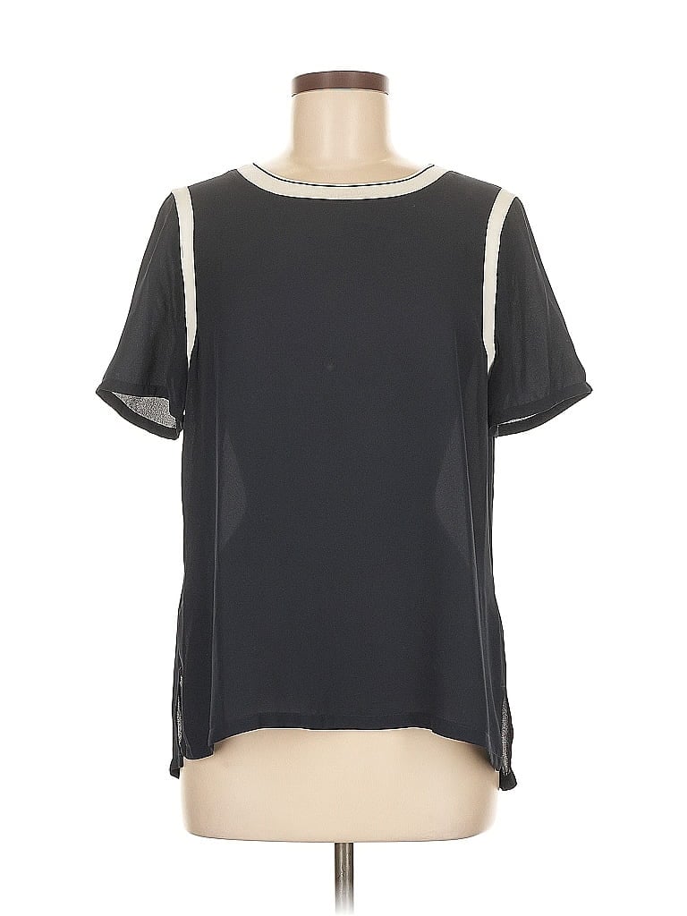 Pre-owned Banana Republic Short Sleeve T-shirt In Black