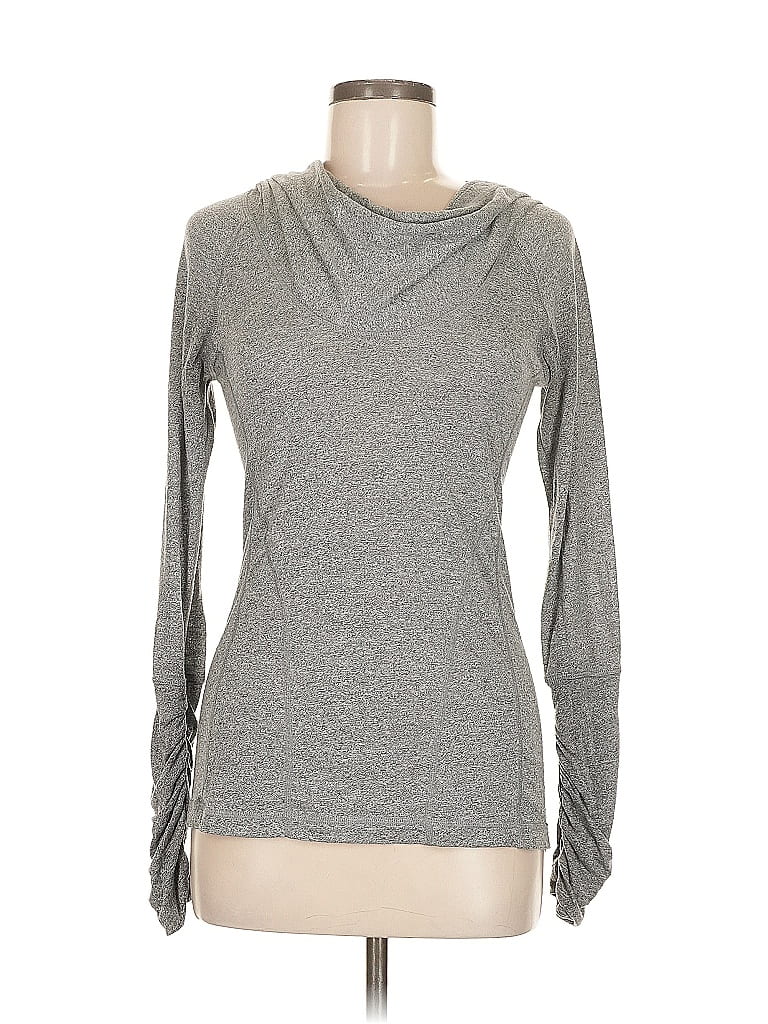 Pre-owned Zella Cardigan Sweater In Gray