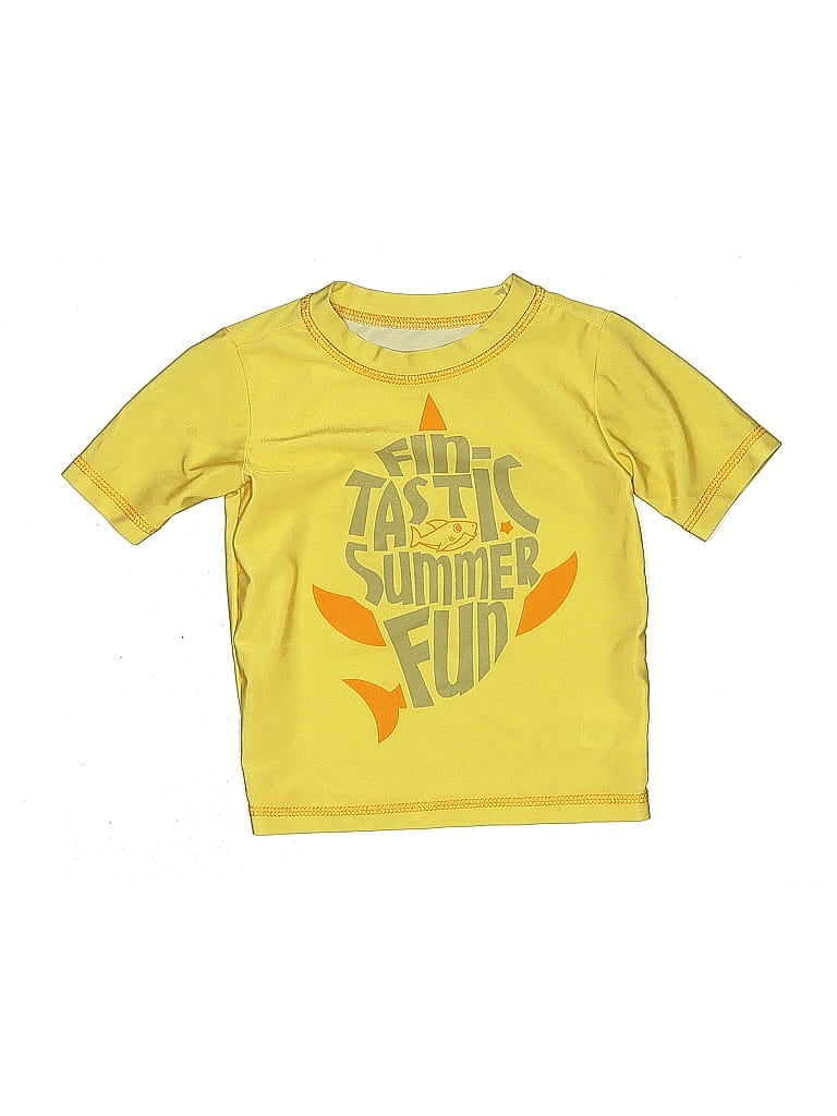 Pre-owned Pinkfong Kids' Short Sleeve T-shirt In Yellow
