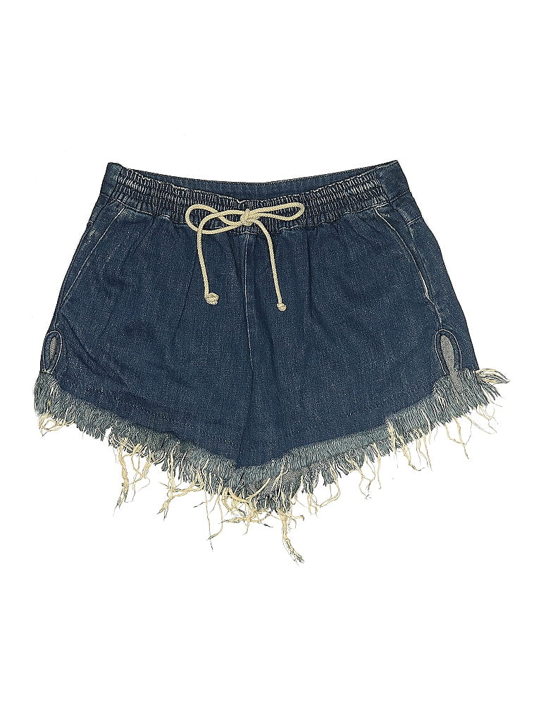 Pre-owned Unbranded Denim Shorts In Blue