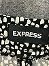 Express 100% Polyester Animal Print Black Casual Pants Size XS - photo 3