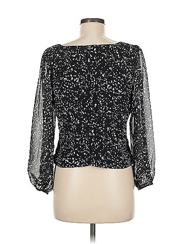 Aqua 3/4 Sleeve Blouse (view 2)