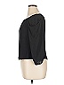 Classique Black 3/4 Sleeve Blouse Size XL - photo 5