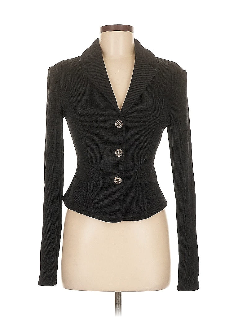 Pre-owned Assorted Brands Blazer Jacket In Black