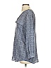 Joie 100% Silk Gray Long Sleeve Silk Top Size S - photo 5