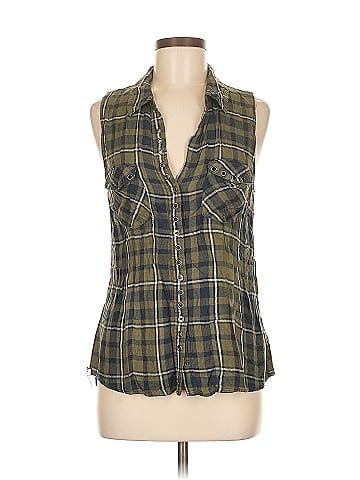 Rock & Republic Sleeveless Button-Down Shirt (view 1)