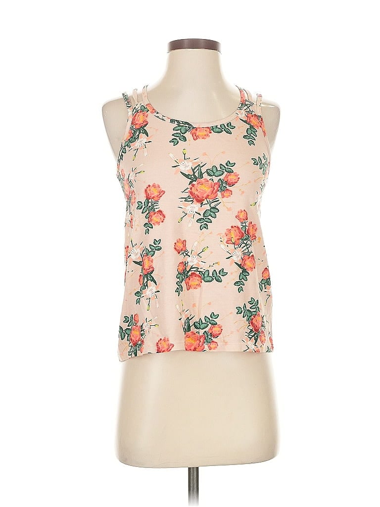 Pre-owned Roxy Sleeveless Top Orange Halter Neckline Tops