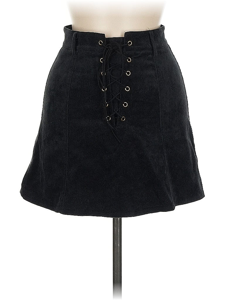 Click to view more detailed imagery on our partner's website Pre-owned One Way Denim Skirt In Black