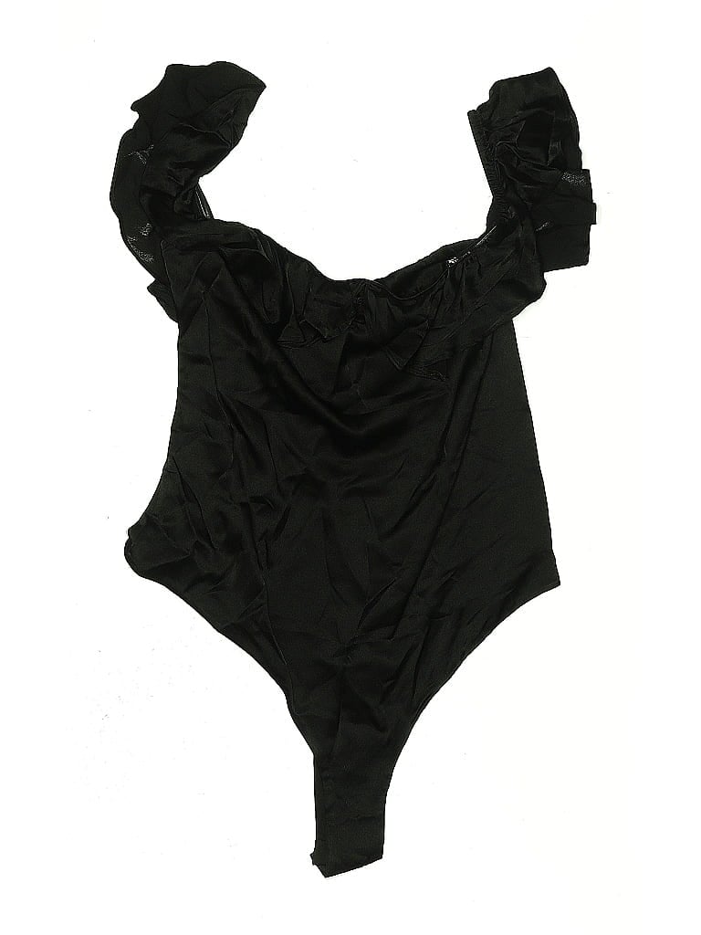 Pre-owned For Love & Lemons Bodysuit In Black