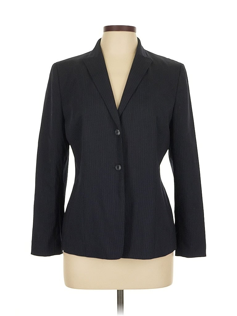 Pre-owned Ann Taylor Loft Blazer Jacket In Blue