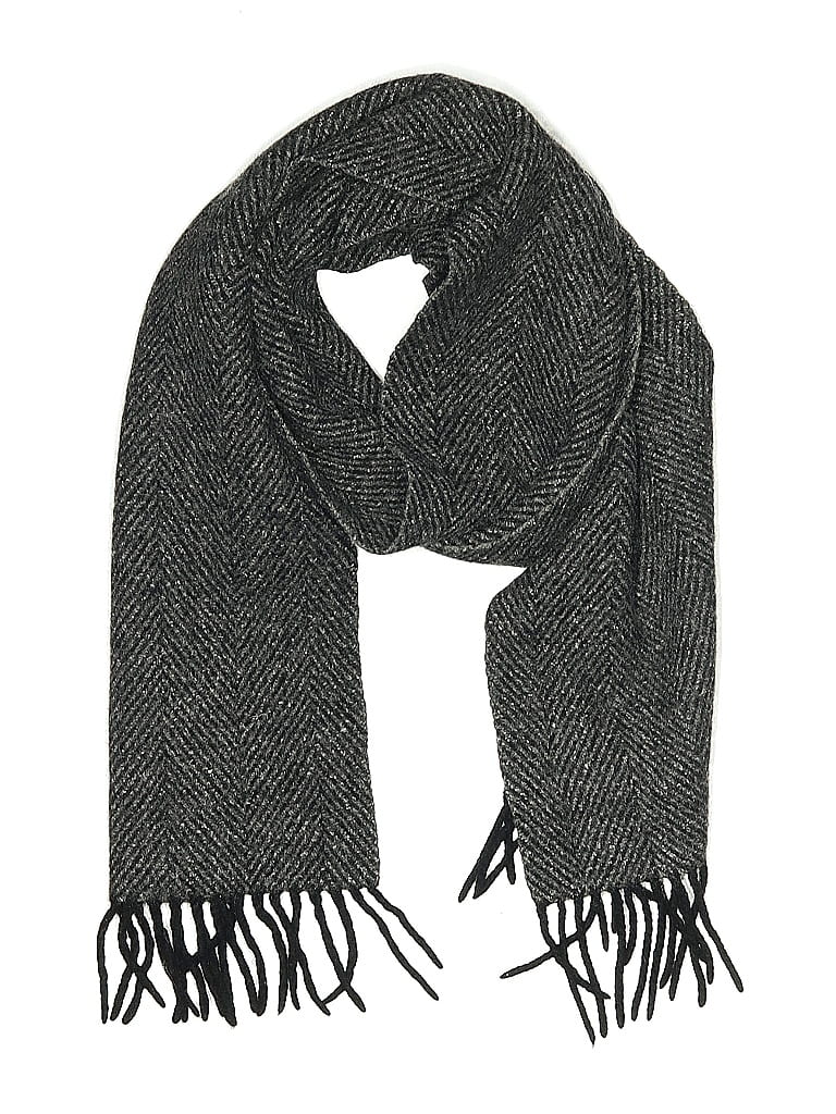 Pre-owned Assorted Brands Scarf In Gray