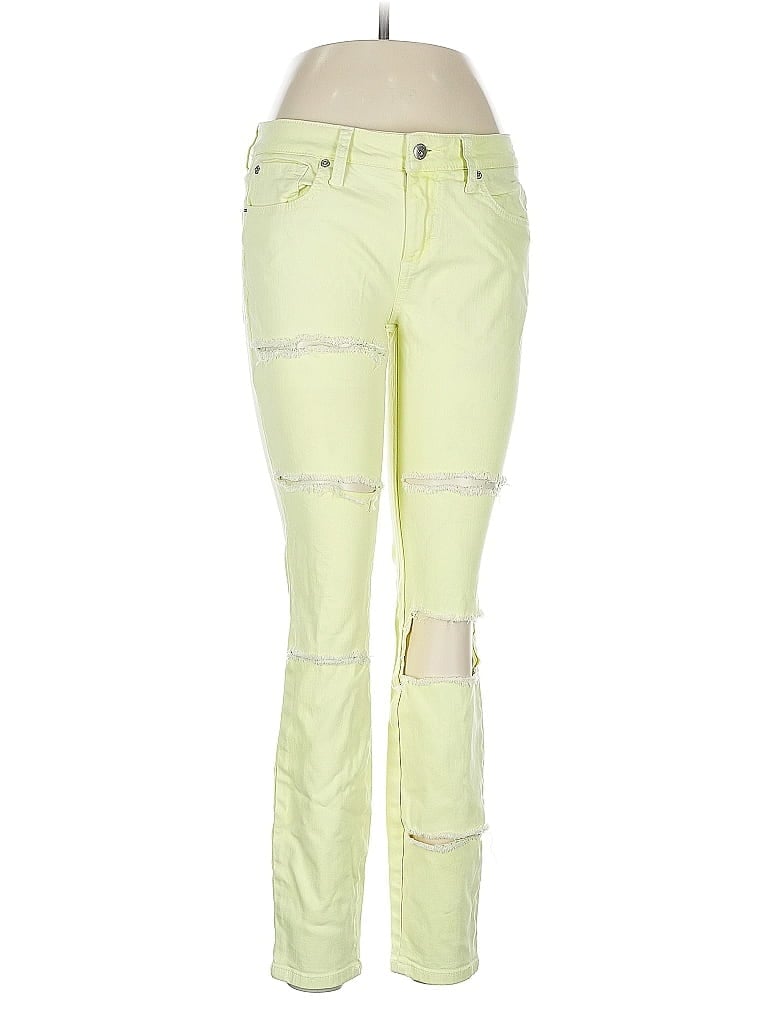 Pre-owned Bebe Casual Pants In Green