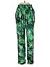 Uterque 100% Polyester Tropical Green Casual Pants Size XS - photo 1