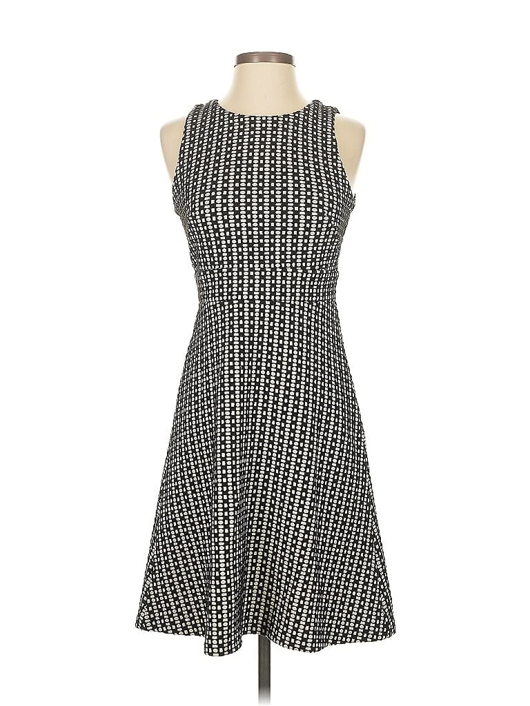 Pre-owned Ann Taylor Loft Casual Dress In Gray