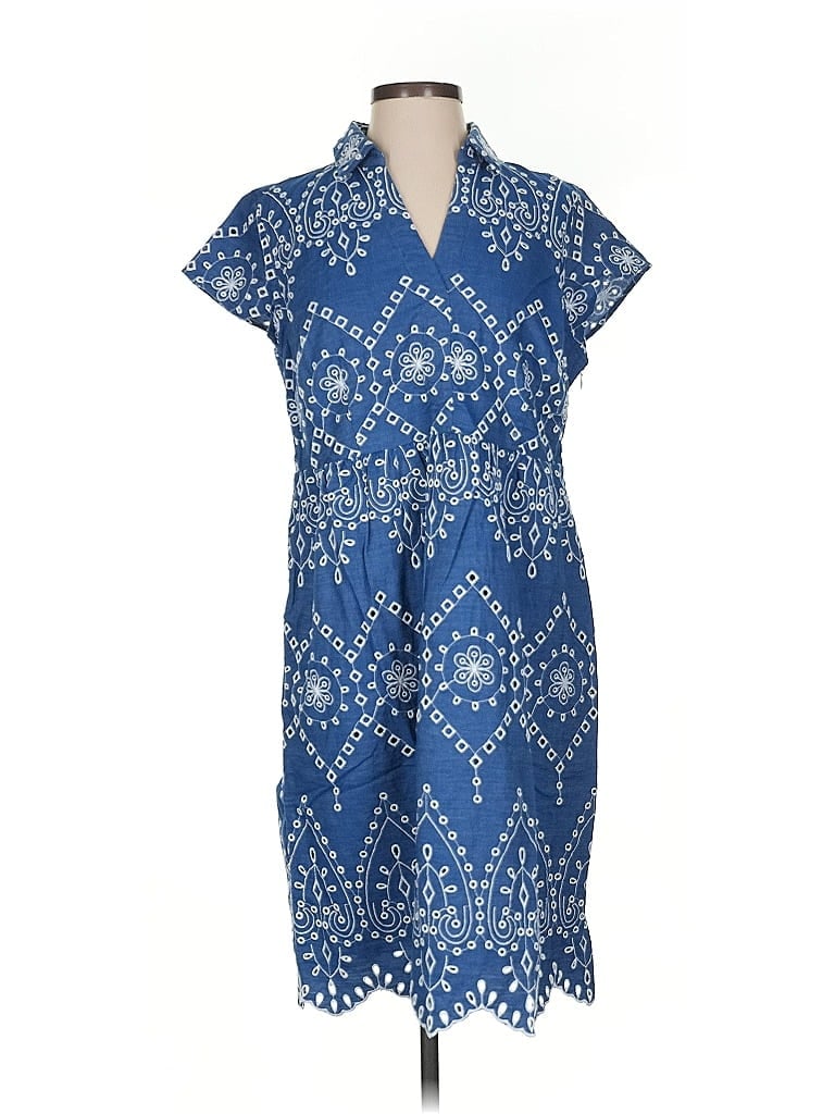 Click to view more detailed imagery on our partner's website Pre-owned Jjill Casual Dress In Blue