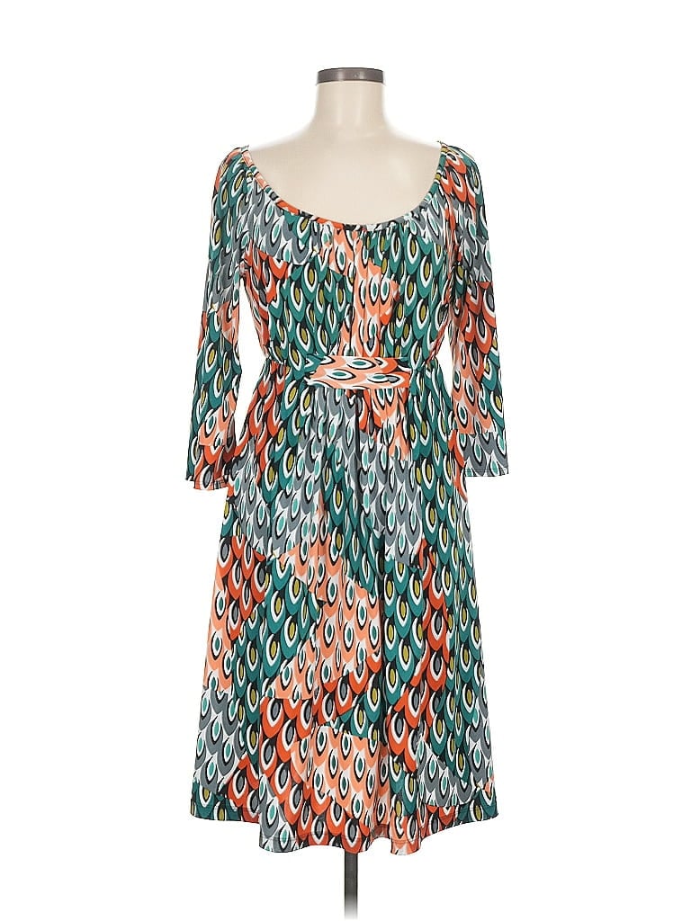 Pre-owned Agb Casual Dress In Blue