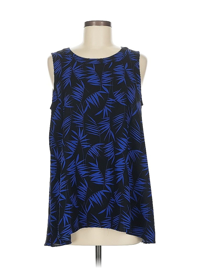 Click to view more detailed imagery on our partner's website Pre-owned Anne Klein Sleeveless Blouse In Blue