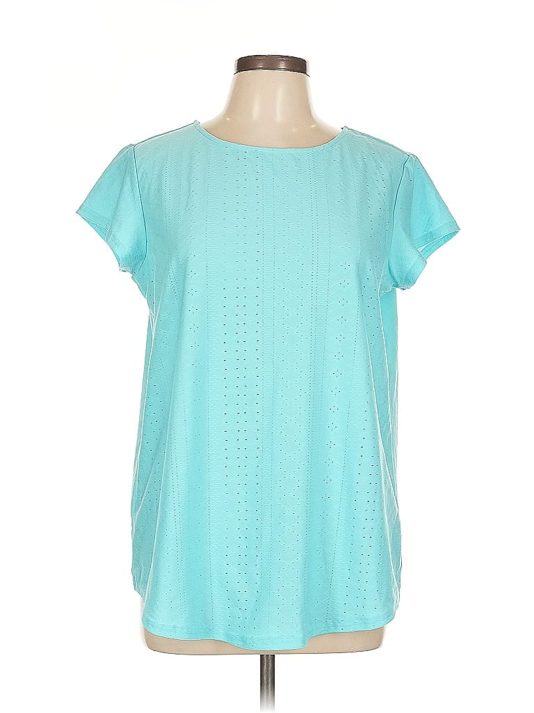 Pre-owned Weatherproof Short Sleeve T-shirt In Blue