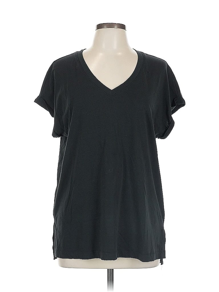 Pre-owned Banana Republic Short Sleeve T-shirt In Black