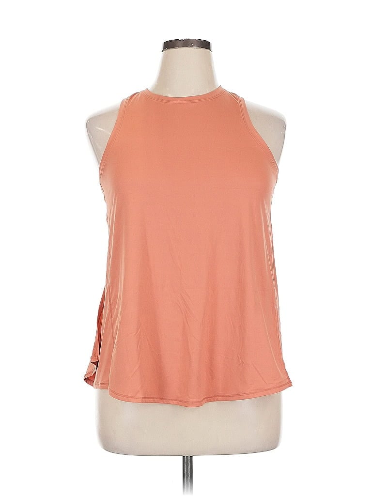 Pre-owned Assorted Brands Sleeveless T-shirt In Orange