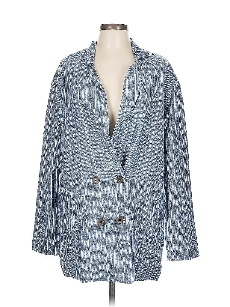 Pre-owned Treasure & Bond Blazer Jacket In Blue