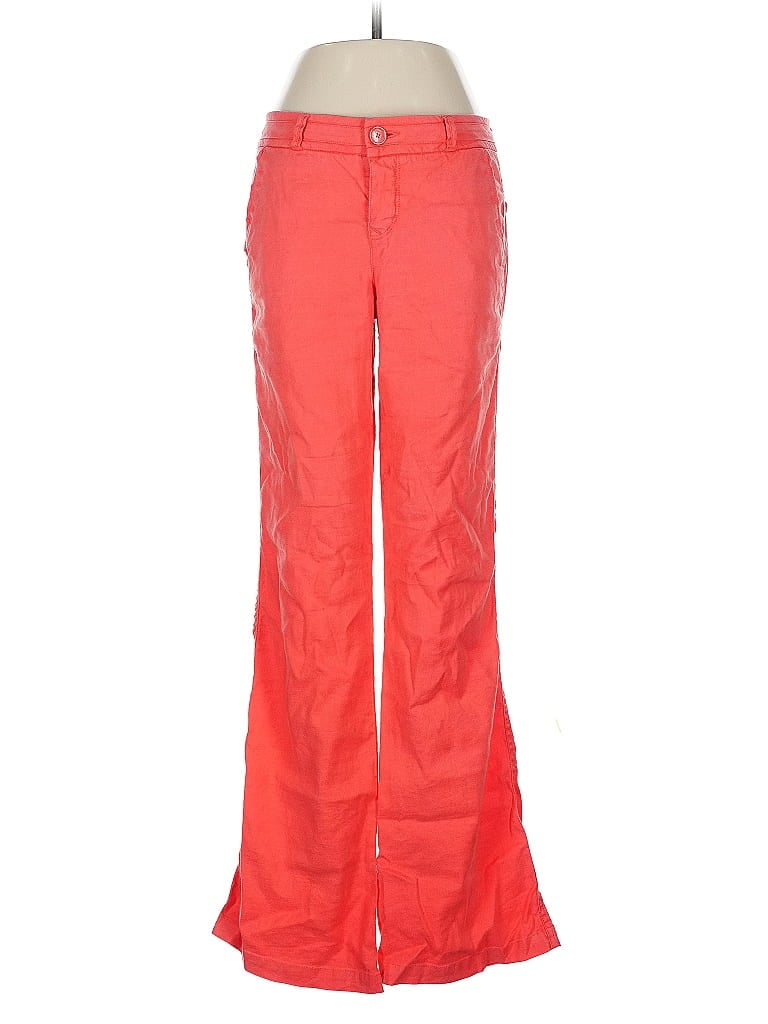 Pre-owned Level 99 Linen Pants In Red