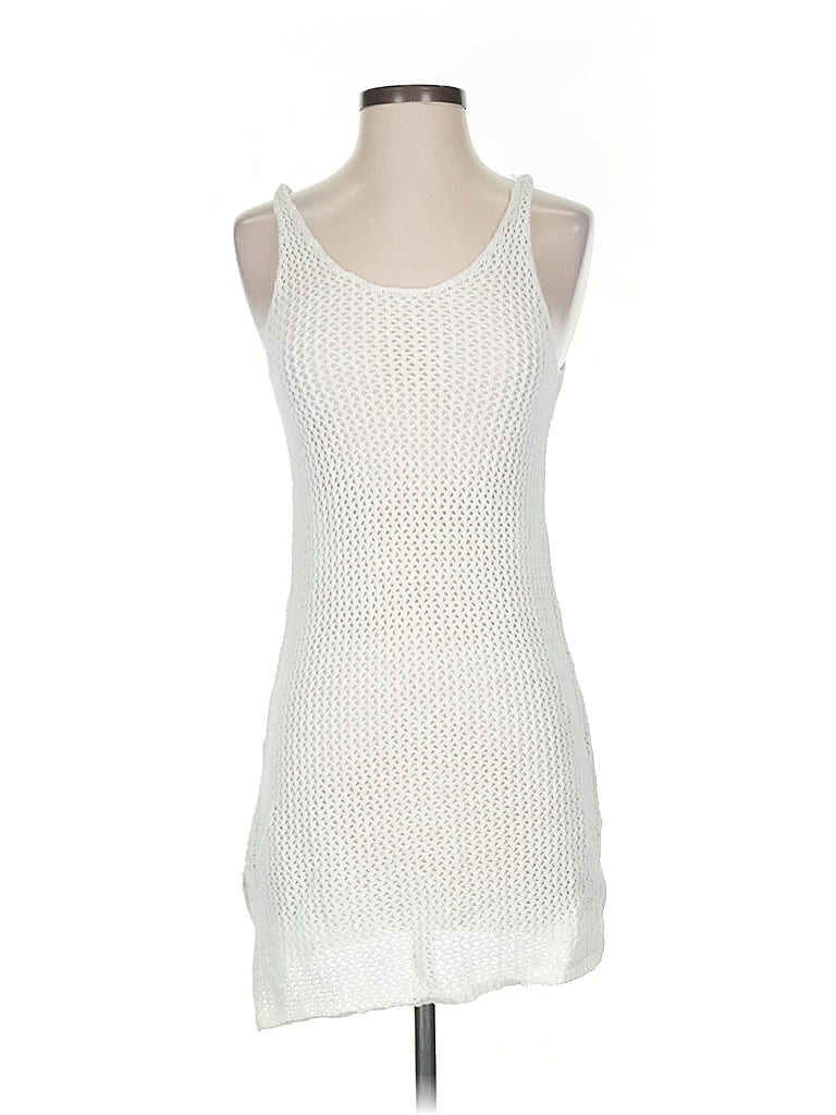 AERIE Pre-owned Casual Dress In White