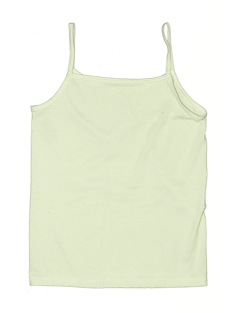 Pre-owned Fruit Of The Loom Kids'  Tank Top Green Halter Neckline Tops