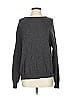 Philosophy 100% Polyester Solid Gray Pullover Sweater Size 4 - photo 1