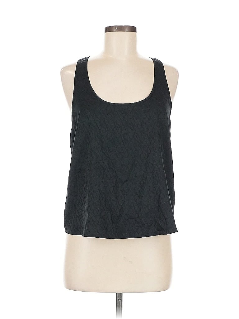 Pre-owned Victoria's Secret Sleeveless Top Black Halter Neckline Tops