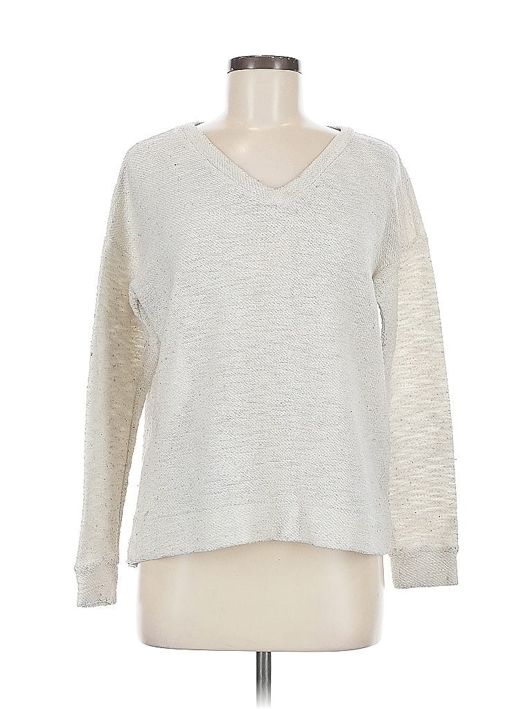 Pre-owned Knox Rose Pullover Sweater In Silver