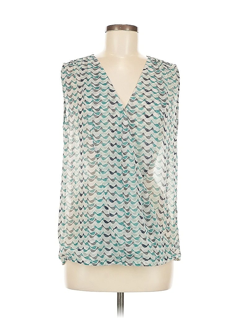 CABI Pre-owned Sleeveless Blouse In Blue