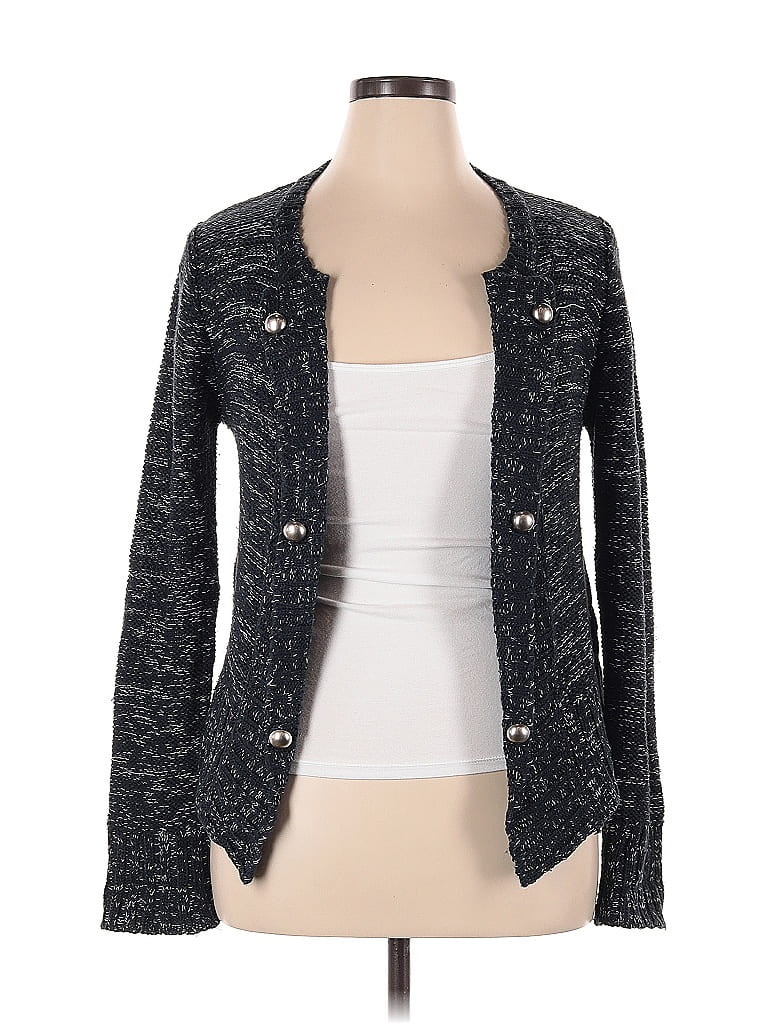 Pre-owned Vanity Cardigan Sweater In Black