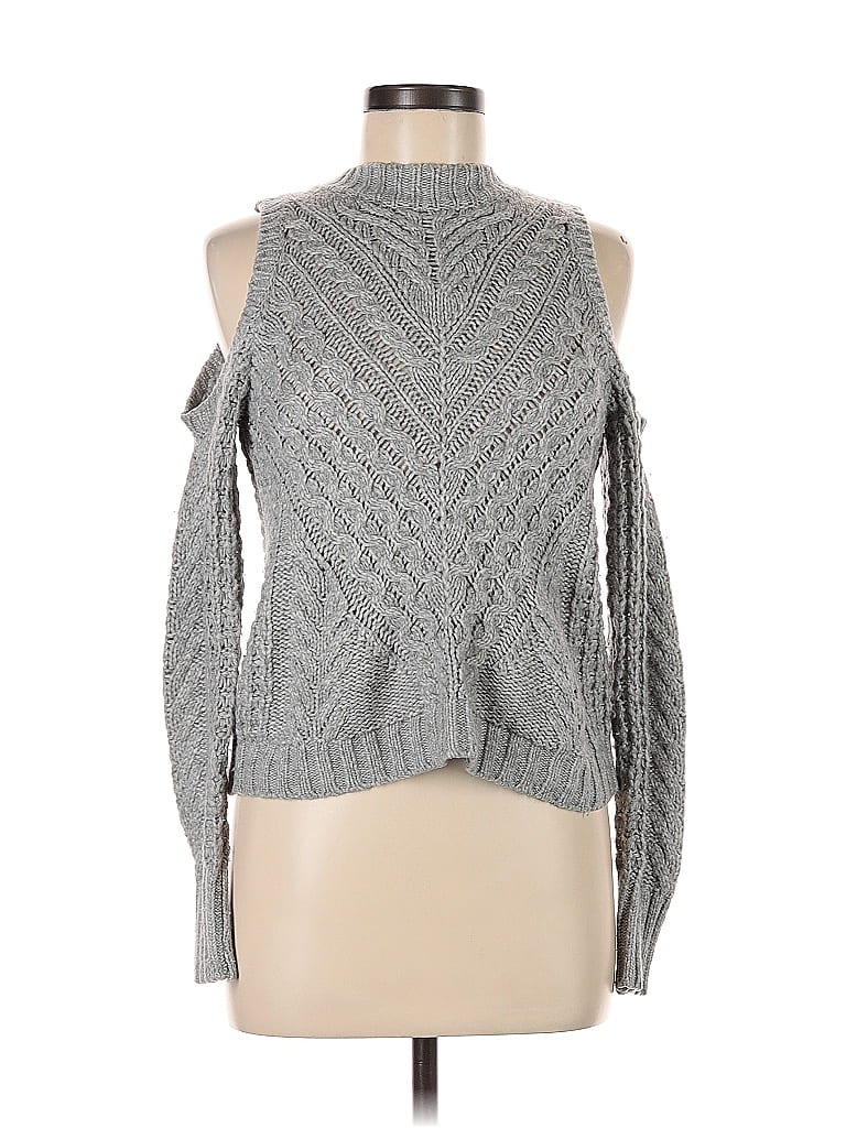 Pre-owned Express Pullover Sweater In Silver