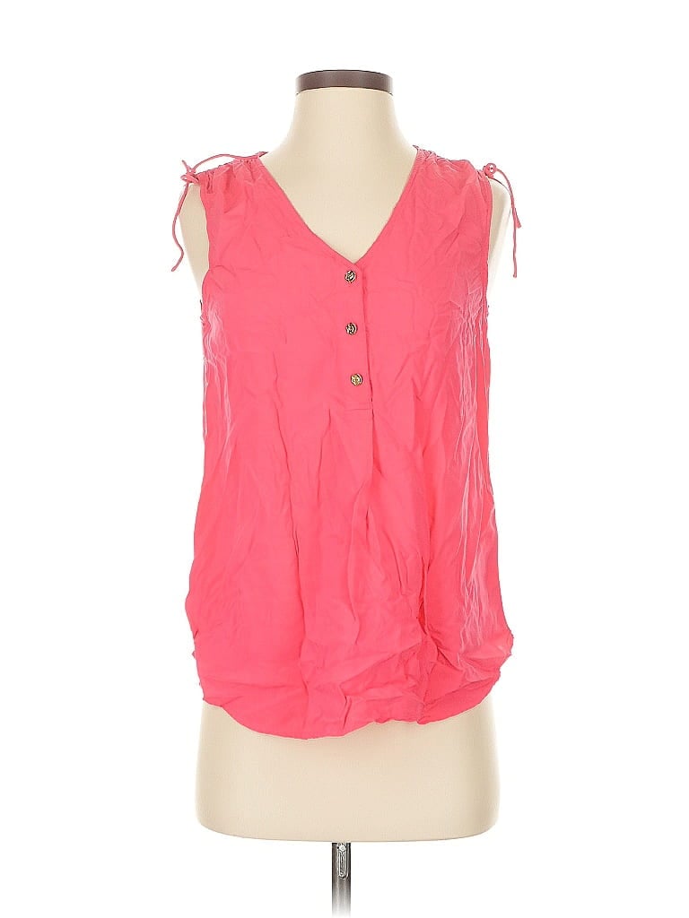 Click to view more detailed imagery on our partner's website Pre-owned Draper James Sleeveless Blouse In Pink