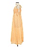 Unbranded 100% Polyester Chevron-herringbone Yellow Casual Dress Size S - photo 5