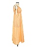 Unbranded 100% Polyester Chevron-herringbone Yellow Casual Dress Size S - photo 4