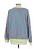 Unbranded Stripes Blue Pullover Sweater Size L - photo 2