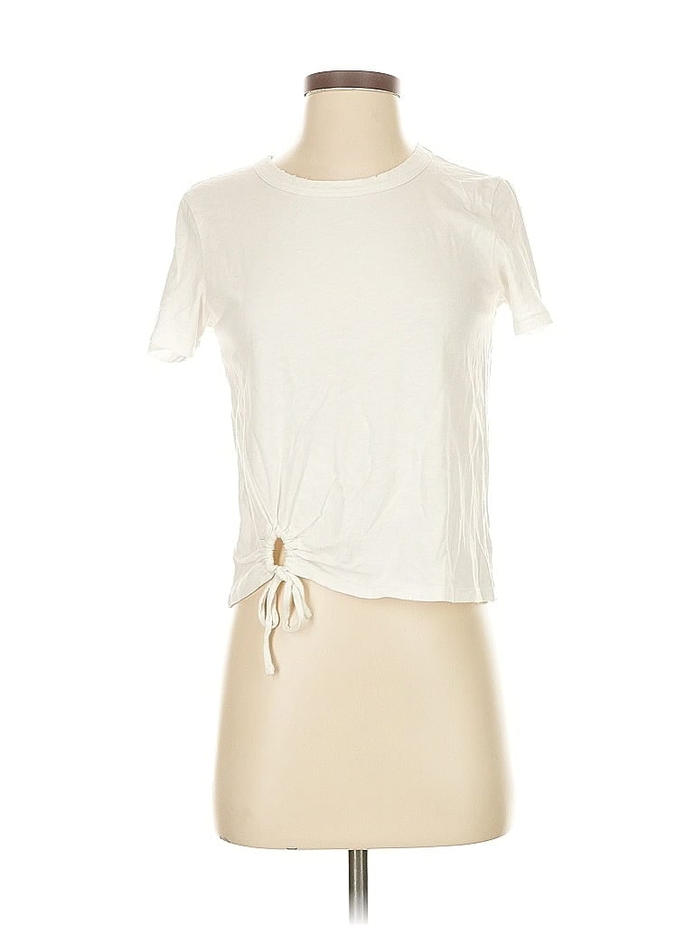 Pre-owned Aerie Short Sleeve T-shirt In White