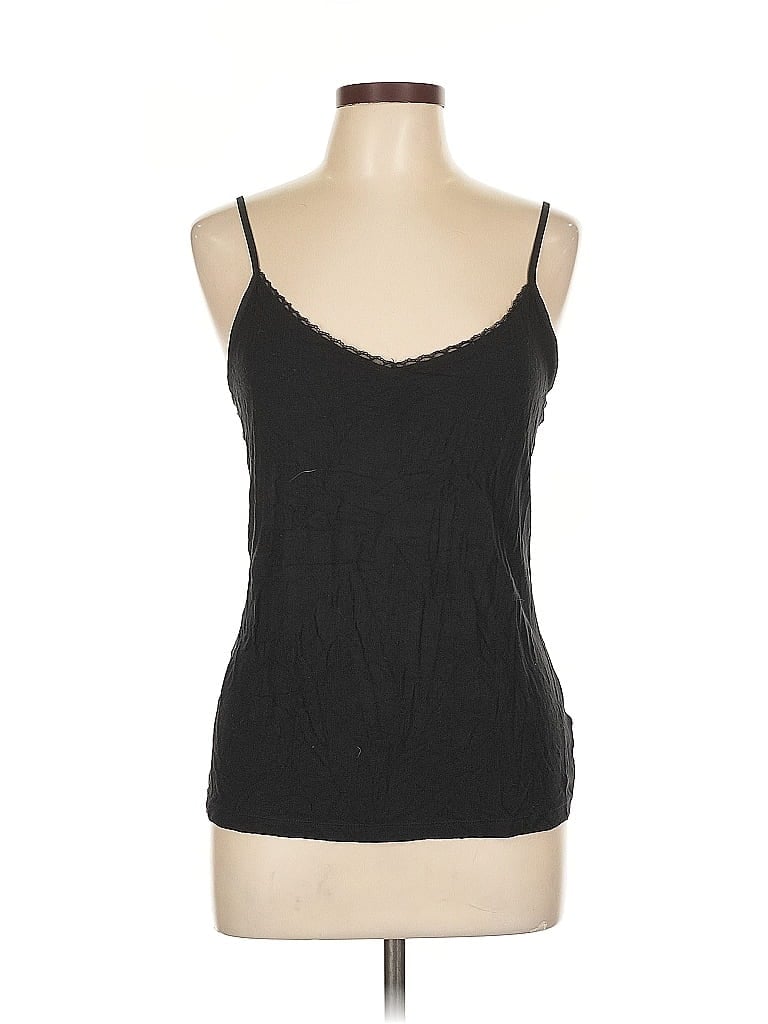 A NEW DAY Pre-owned Tank Top Black Sweetheart Neckline Tops