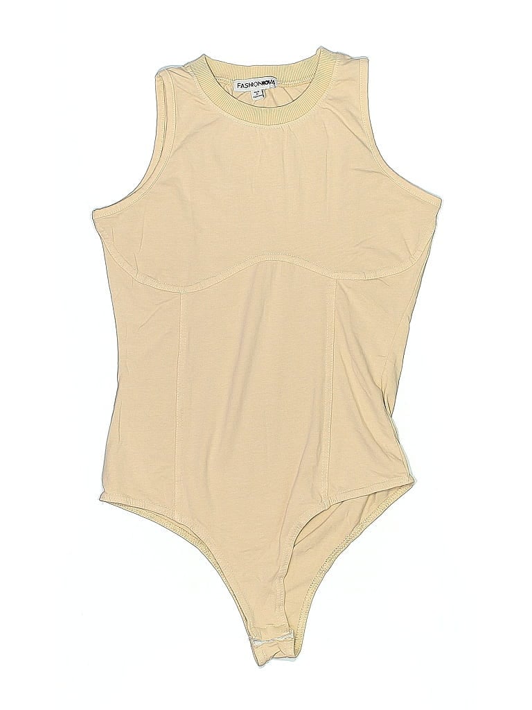 Pre-owned Fashion Nova Bodysuit In Brown