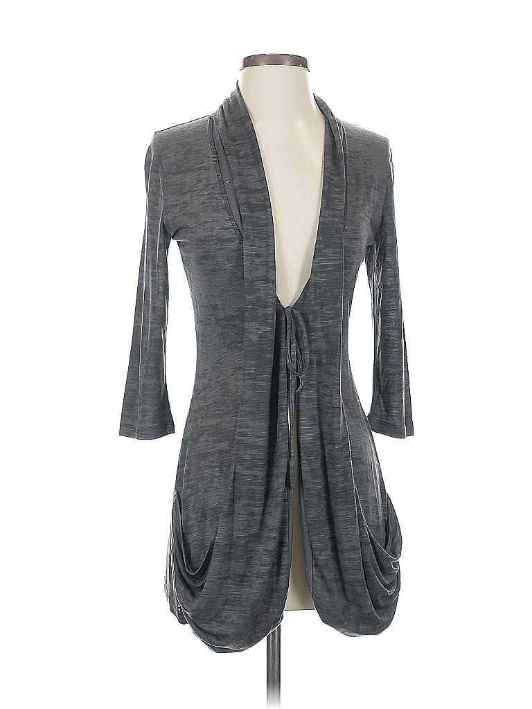 Pre-owned Ronen Chen Cardigan Sweater In Gray