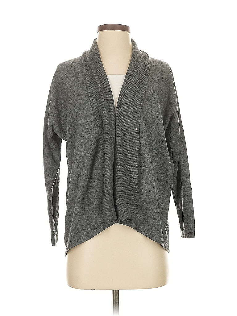 Pre-owned Marika Cardigan Sweater In Gray