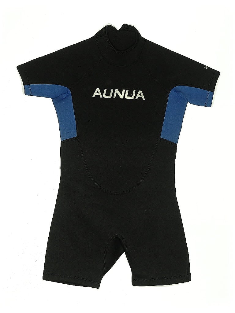 Pre-owned Unbranded Kids' Wetsuit In Black