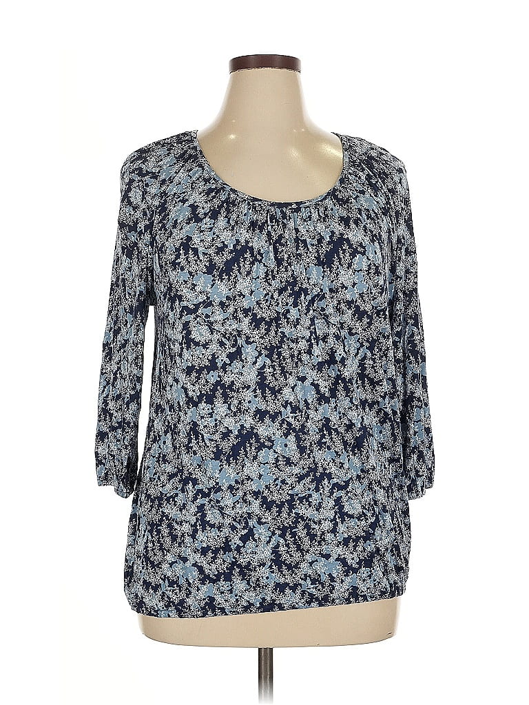 MICHAEL MICHAEL KORS Pre-owned 3/4 Sleeve Blouse In Blue