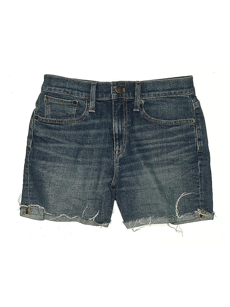 Pre-owned J.crew Factory Store Denim Shorts In Blue
