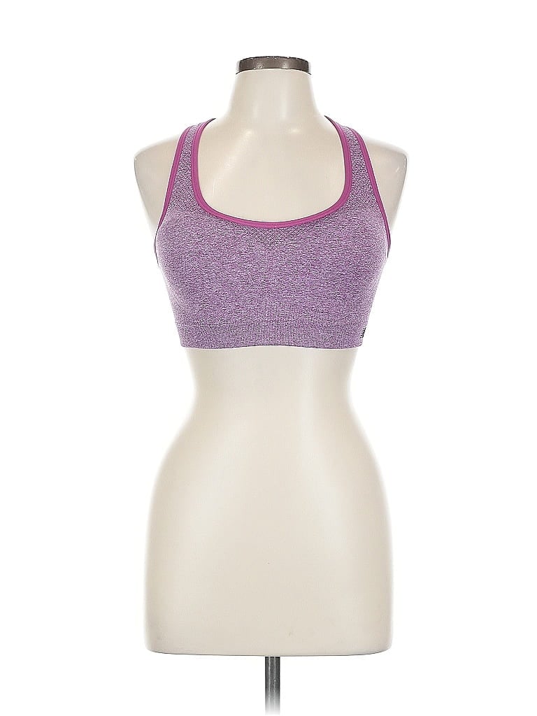 Pre-owned New Balance Sleeveless Top Purple Halter Neckline Tops